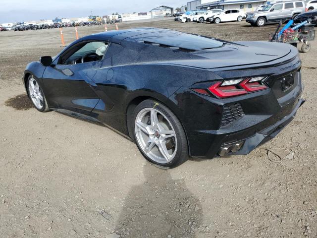 1G1YA2D48M5109333 - 2021 CHEVROLET CORVETTE STINGRAY 1LT BLACK photo 2