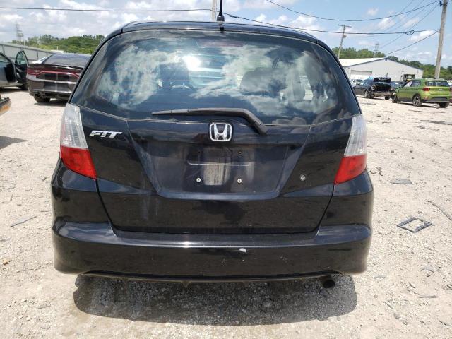 JHMGE8H27AC013475 - 2010 HONDA FIT BLACK photo 6