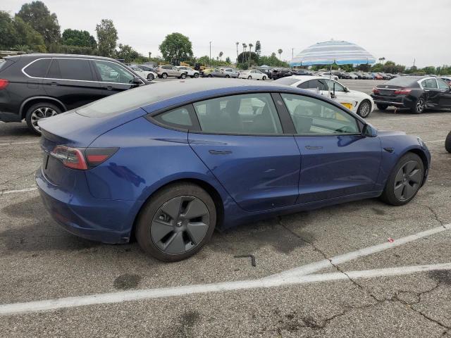 5YJ3E1EA7MF028973 - 2021 TESLA MODEL 3 蓝色 照片 3