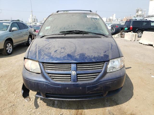 1D4GP24R55B271729 - 2005 DODGE CARAVAN SE BLUE photo 5