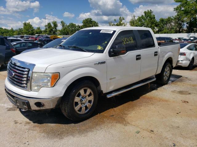 1FTFW1ET6BKD46899 - 2011 FORD F150 SUPERCREW WHITE photo 1