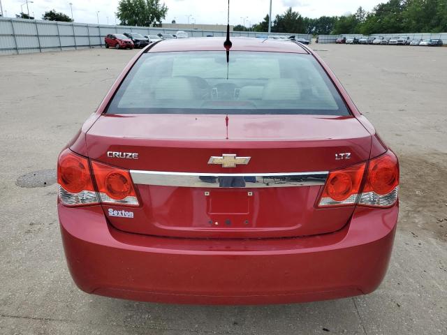 1G1PH5SC7C7272741 - 2012 CHEVROLET CRUZE LTZ RED photo 6