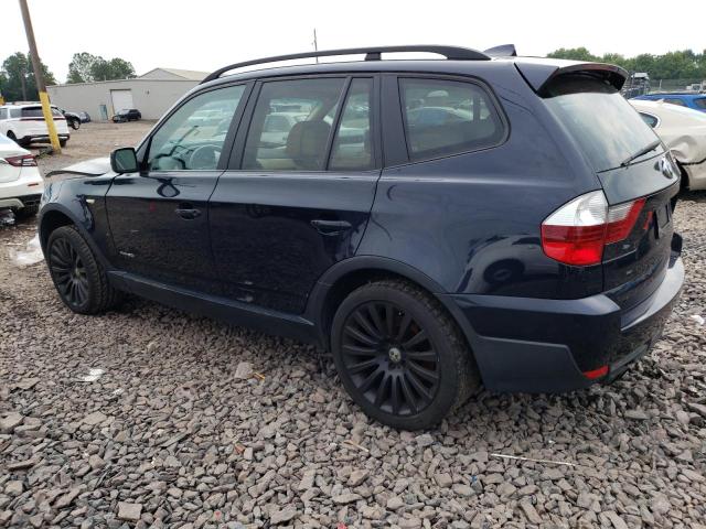 WBXPC93439WJ30067 - 2009 BMW X3 XDRIVE30I BLUE photo 2