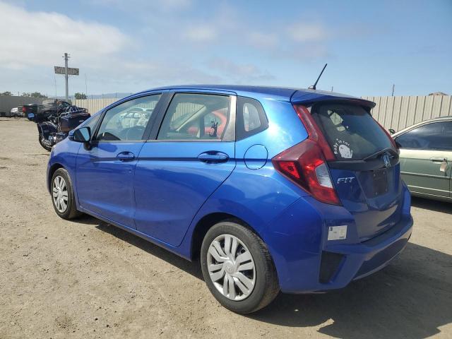 JHMGK5H57GX013835 - 2016 HONDA FIT LX BLUE photo 2