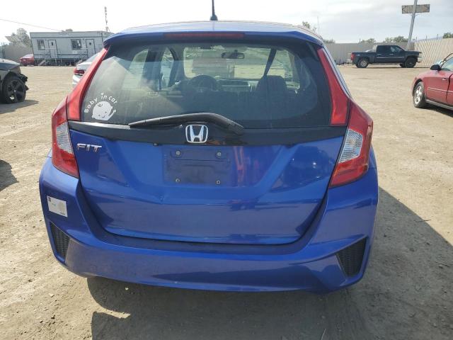 JHMGK5H57GX013835 - 2016 HONDA FIT LX BLUE photo 6