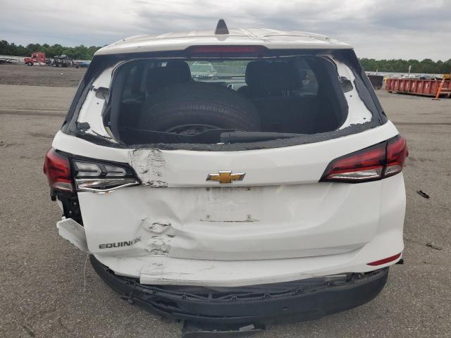 3GNAXHEV2NS105925 - 2022 CHEVROLET EQUINOX LS WHITE photo 6