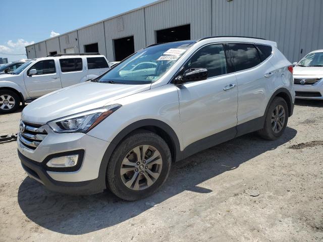 5XYZUDLB2EG226400 - 2014 HYUNDAI SANTA FE S SILVER photo 1