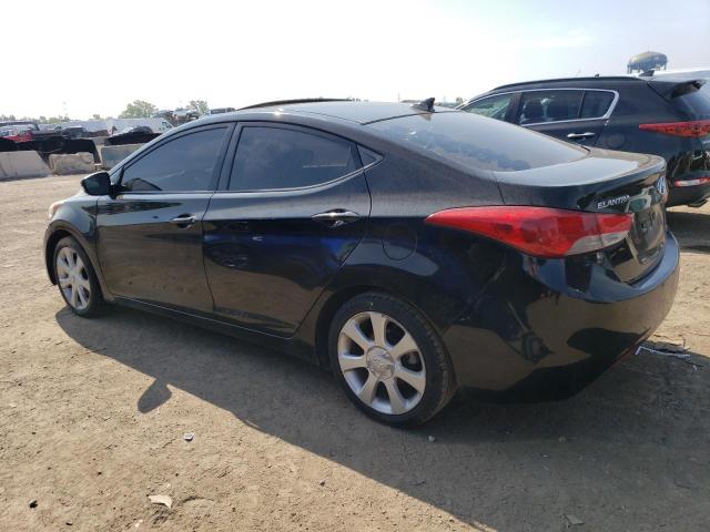 KMHDH4AE0DU007021 - 2013 HYUNDAI ELANTRA GLS BLACK photo 2