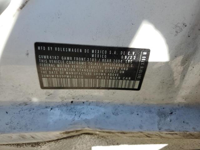 3VWEM7BU9PM010310 - 2023 VOLKSWAGEN JETTA SE WHITE photo 12