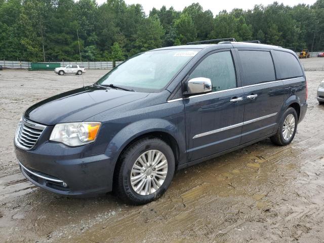 2C4RC1GG6ER425498 - 2014 CHRYSLER TOWN & COU LIMITED BLUE photo 1