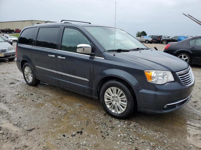 2C4RC1GG6ER425498 - 2014 CHRYSLER TOWN & COU LIMITED BLUE photo 4