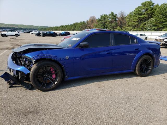 2C3CDXL92MH500400 - 2021 DODGE CHARGER SRT HELLCAT BLUE photo 1