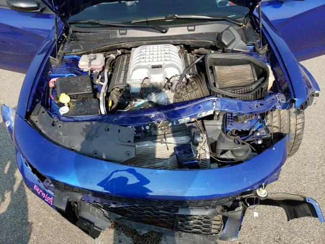 2C3CDXL92MH500400 - 2021 DODGE CHARGER SRT HELLCAT BLUE photo 11