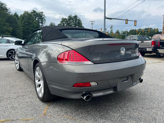 WBAEK73495B327867 - 2005 BMW 645 CI AUTOMATIC GRAY photo 3