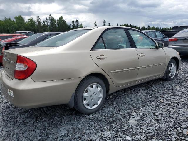 4T1BF32K64U584602 - 2004 TOYOTA CAMRY LE BEIGE photo 3