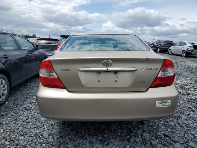 4T1BF32K64U584602 - 2004 TOYOTA CAMRY LE BEIGE photo 6
