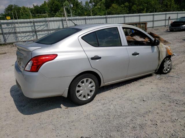 3N1CN7AP3FL896747 - 2015 NISSAN VERSA S SILVER photo 3