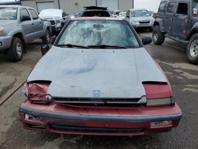 1HGCA6184KA009879 - 1989 HONDA ACCORD LXI RED photo 5