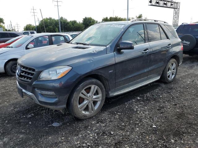 4JGDA5HB4CA016889 - 2012 MERCEDES-BENZ ML 350 4MATIC GRAY photo 1