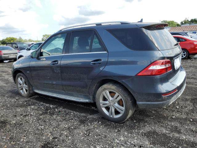 4JGDA5HB4CA016889 - 2012 MERCEDES-BENZ ML 350 4MATIC GRAY photo 2