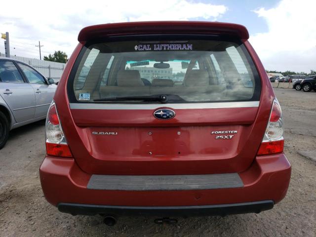 JF1SG69696H703966 - 2006 SUBARU FORESTER 2.5XT RED photo 6