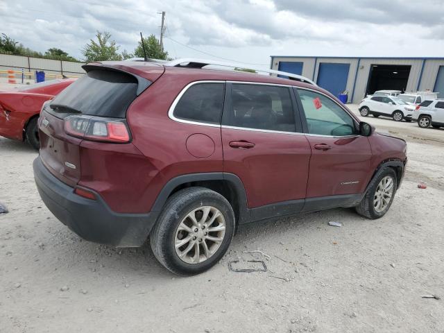 1C4PJLCX2KD206048 - 2019 JEEP CHEROKEE LATITUDE MAROON photo 3