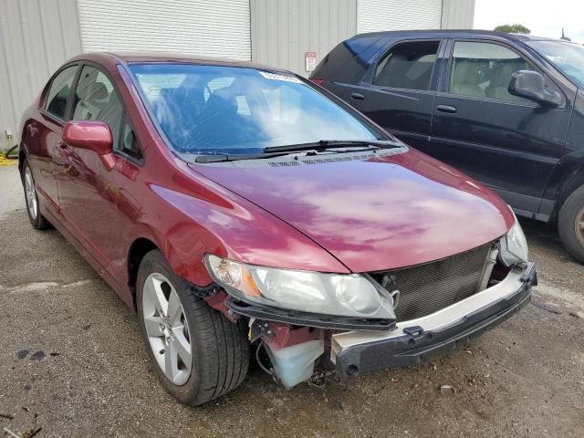 19XFA16659E010973 - 2009 HONDA CIVIC LX-S Rouge photo 4