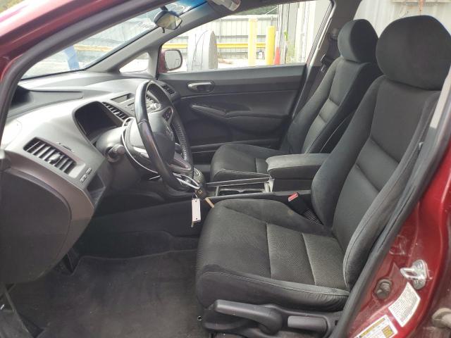 19XFA16659E010973 - 2009 HONDA CIVIC LX-S Rouge photo 7