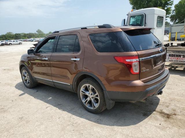 1FMHK8F82CGA64265 - 2012 FORD EXPLORER LIMITED BROWN photo 2