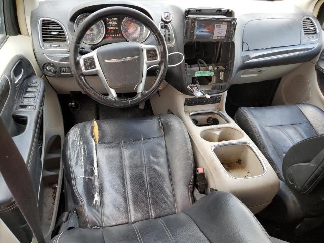 2C4RC1CG6CR410812 - 2012 CHRYSLER TOWN & COU TOURING L GRAY photo 8