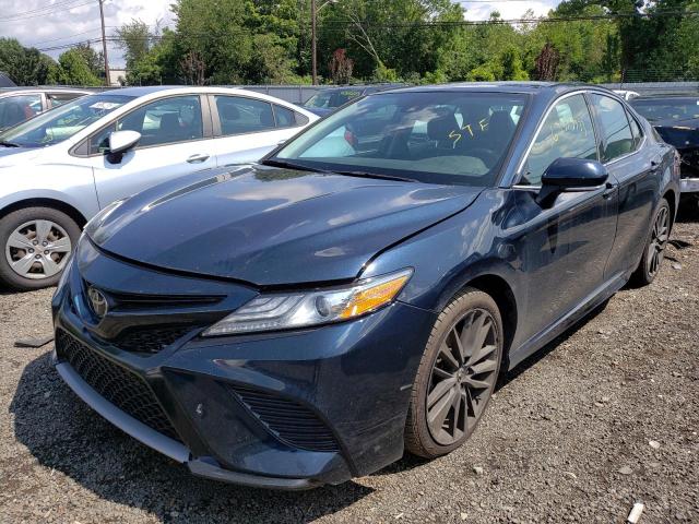 4T1B61HK3KU782658 - 2019 TOYOTA CAMRY XSE BLUE photo 1