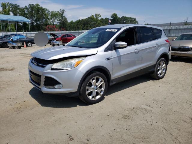 1FMCU9H93DUB85129 - 2013 FORD ESCAPE SEL SILVER photo 1