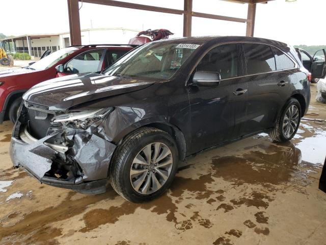 5FRYD3H42EB010360 - 2014 ACURA MDX TECHNOLOGY GRAY photo 1