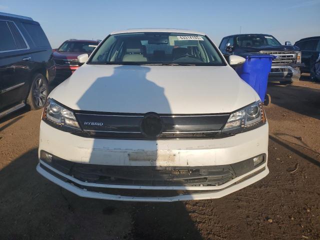 3VW637AJXFM316042 - 2015 VOLKSWAGEN JETTA HYBRID WHITE photo 5