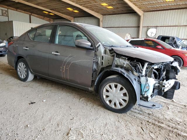 3N1CN7AP6FL824912 - 2015 NISSAN VERSA S GRAY photo 4