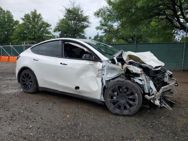 5YJYGDEF5LF000746 - 2020 TESLA MODEL Y WHITE photo 4