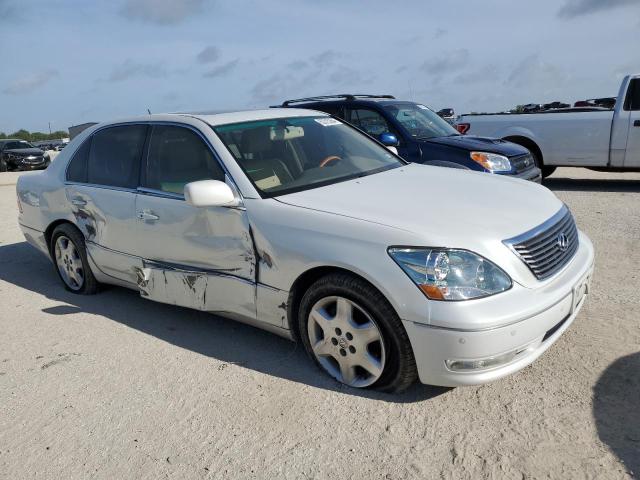 JTHBN36F340151071 - 2004 LEXUS LS 430 WHITE photo 4