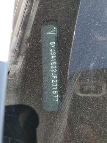 5YJSA1E22JF231877 - 2018 TESLA MODEL S Արծաթագույն լուսանկար 12