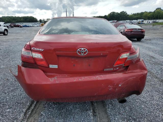 4T1BE46K47U088219 - 2007 TOYOTA CAMRY CE RED photo 6