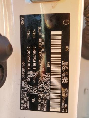 JTEMU5JR5N5978824 - 2022 TOYOTA 4RUNNER SR5/SR5 PREMIUM 白色 照片 13