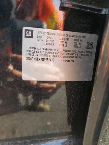 2G4GK5EX7G9151473 - 2016 BUICK REGAL 黑色 照片 12