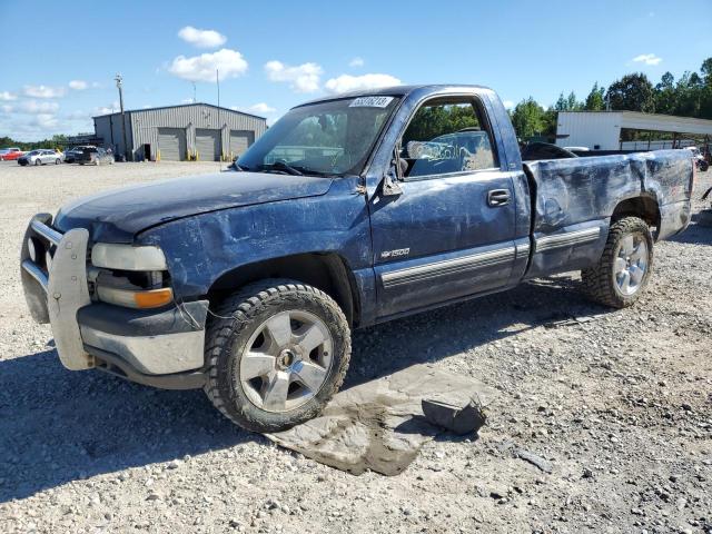 1GCEK14T3YE349310 - 2000 CHEVROLET SILVERADO K1500 BLUE photo 1