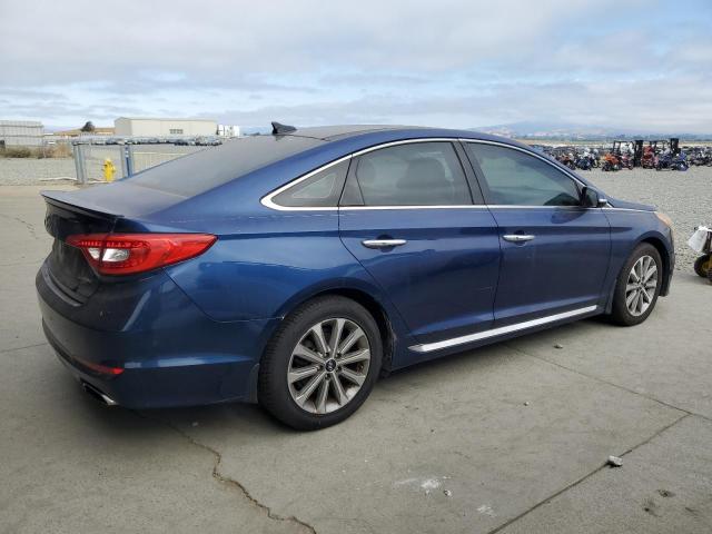 5NPE34AF9GH300933 - 2016 HYUNDAI SONATA SPORT 蓝色 照片 3