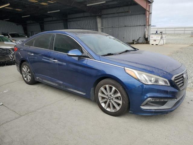 5NPE34AF9GH300933 - 2016 HYUNDAI SONATA SPORT 蓝色 照片 4