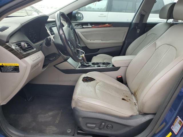 5NPE34AF9GH300933 - 2016 HYUNDAI SONATA SPORT 蓝色 照片 7