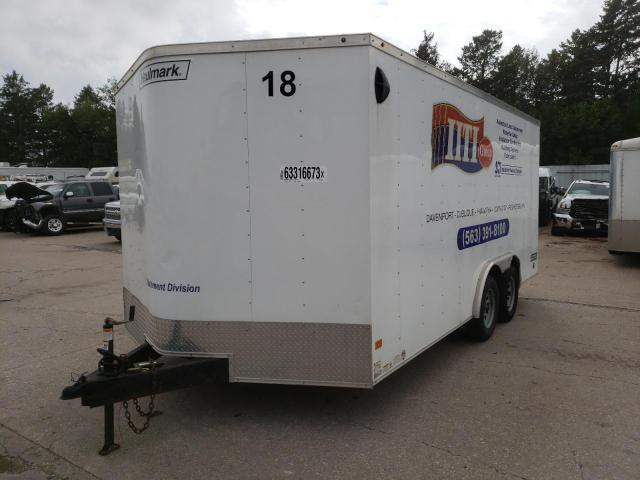 7K51E1629KH001310 - 2019 HALL TRAILER WHITE photo 2