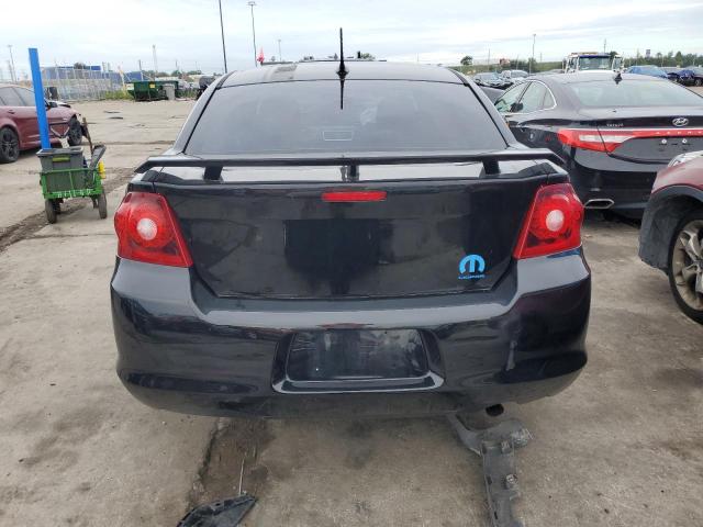 1C3CDZCB7DN713459 - 2013 DODGE AVENGER SXT BLACK photo 6