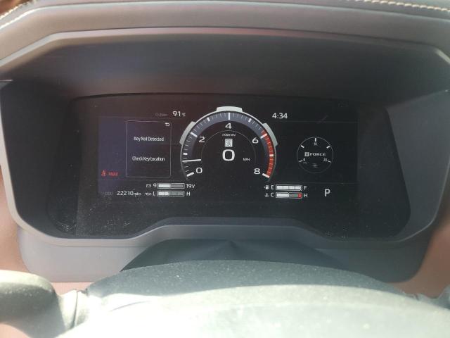 5TFMA5DB3PX070326 - 2023 TOYOTA TUNDRA CREWMAX PLATINUM GRAY photo 9