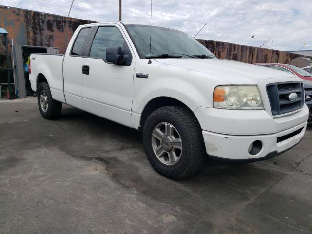 1FTRX12W48KD19489 - 2008 FORD F150 WHITE photo 4