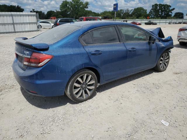 2HGFB2F95FH504863 - 2015 HONDA CIVIC EXL BLUE photo 3